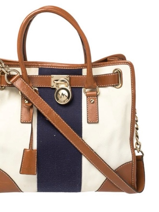 Michael Kors Satchel with Gold Hardware main image 5